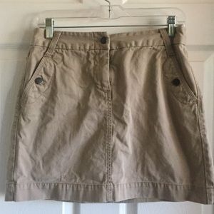 J. Crew Chino Skirt